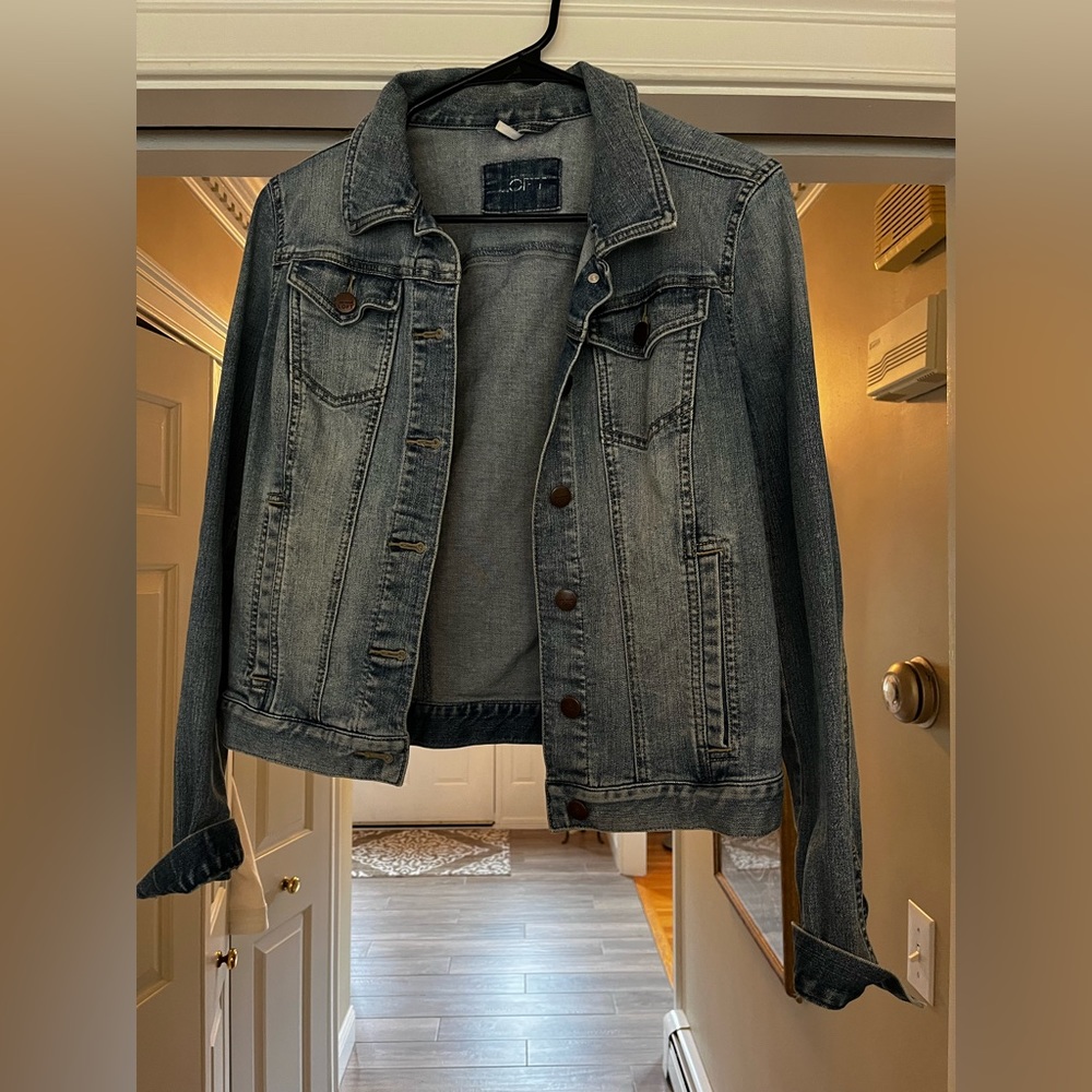 Loft denim jacket size XS